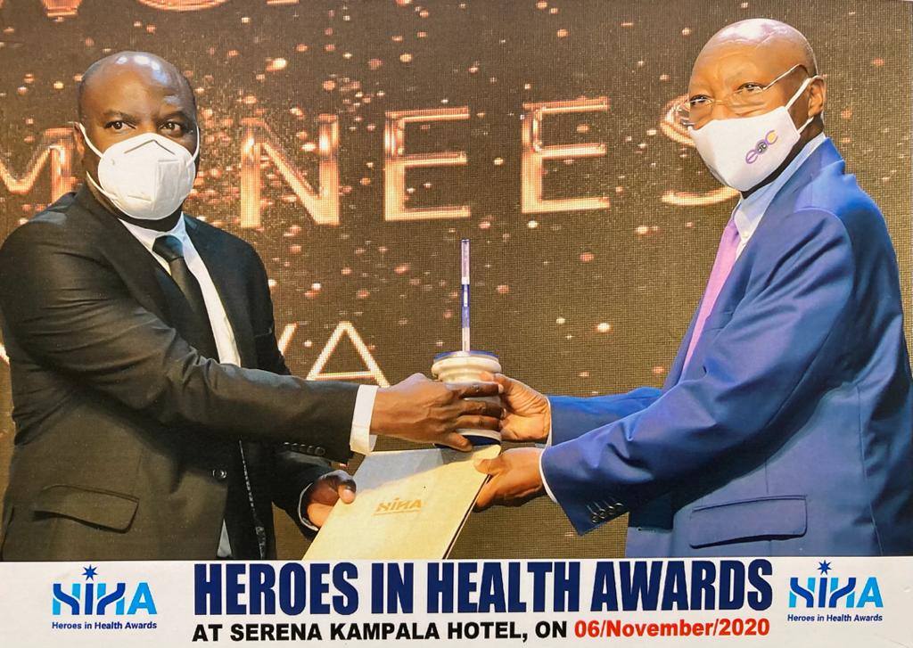 John Kayiiwa a UVRI scientist was awarded too on that day